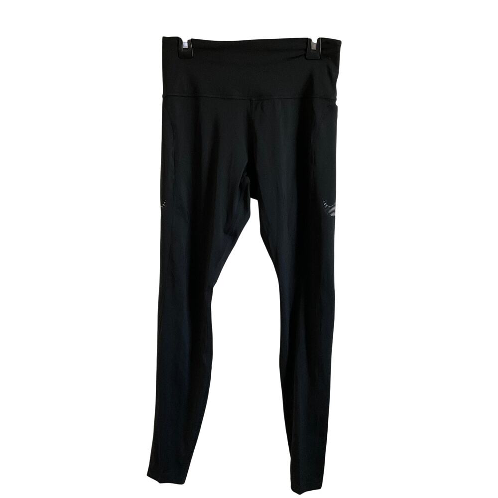 Nike Women’s Running Tight Fit 7/8 Length Swoosh Black Leggings -‎ Small NEW